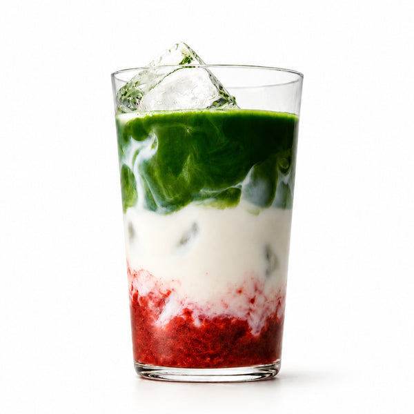 STRAWBERRY MATCHA LATTE