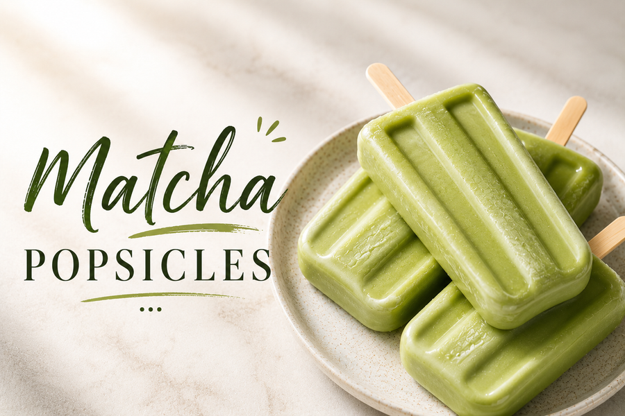 Matcha Popsicles