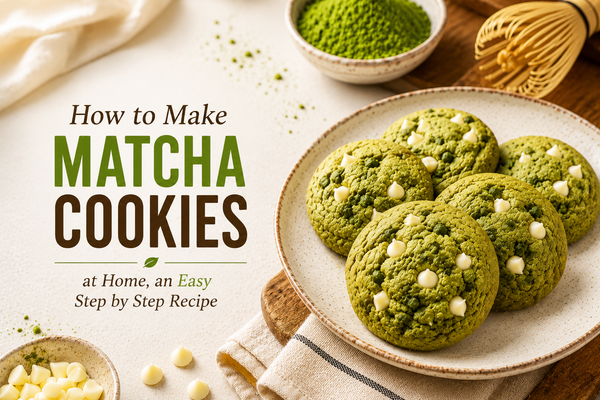 How to make matcha cookies at home