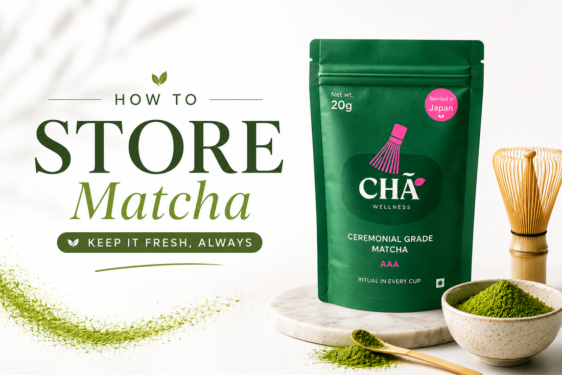  how to store matcha powder