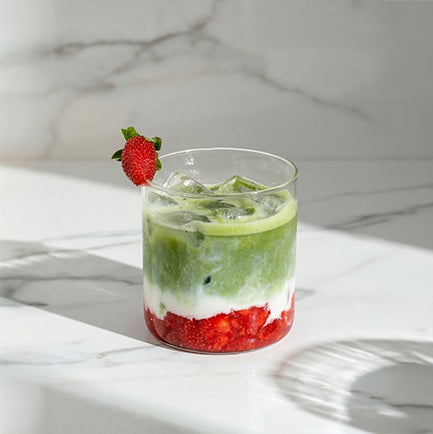 Strawberry Matcha Latte